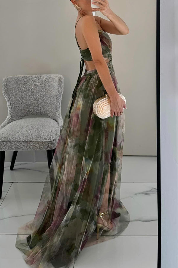 Vestido Maxi Floral Burdeos – Elegante y Sofisticado