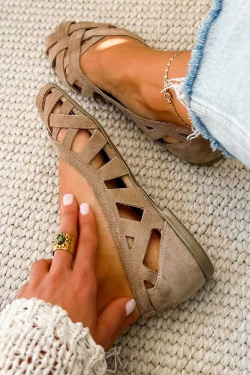 Lecce | Sandalias Planas Trenzadas - Estilo y Comodidad