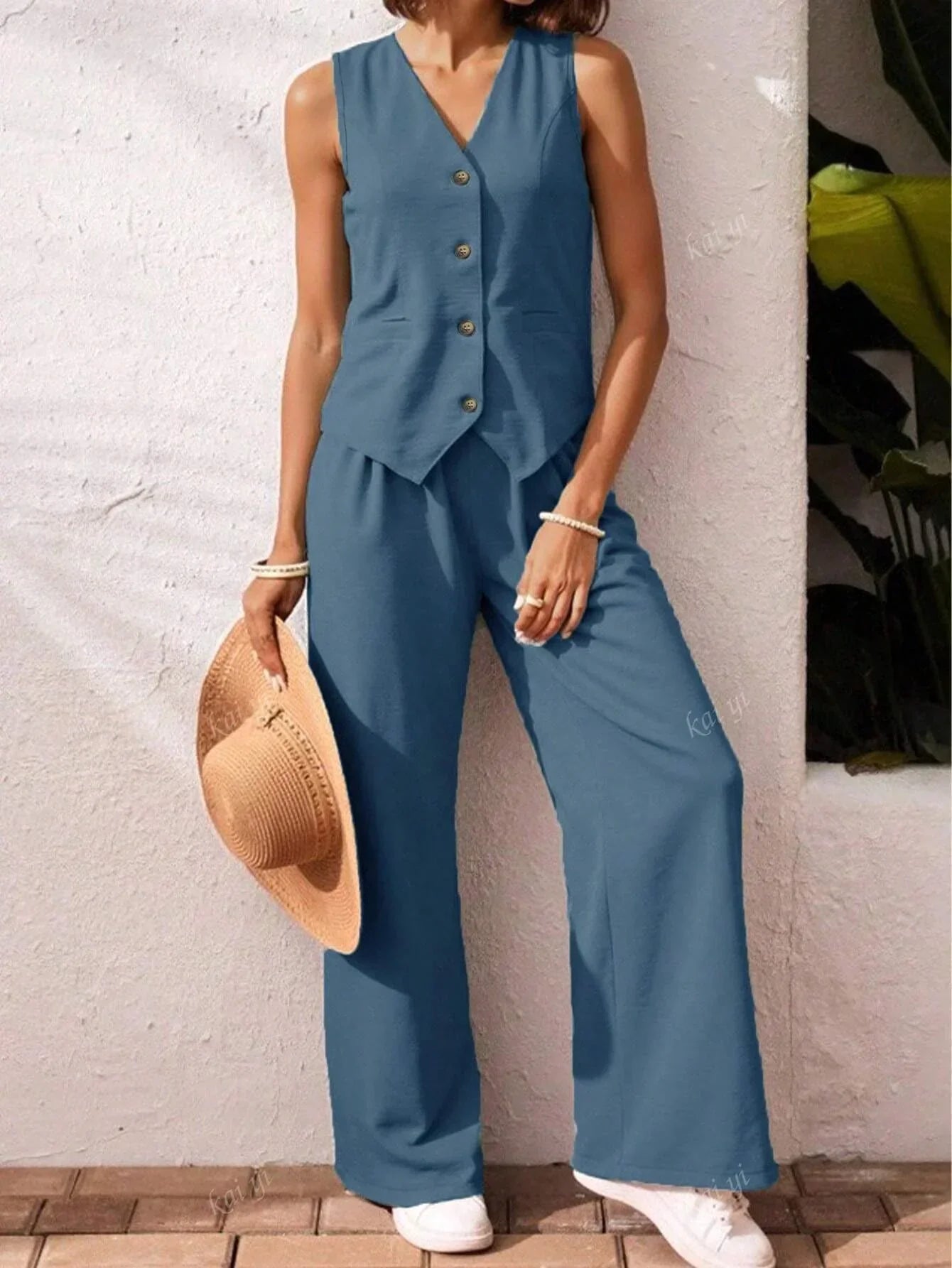 Sanremo | Conjunto Chaleco y Pantalón