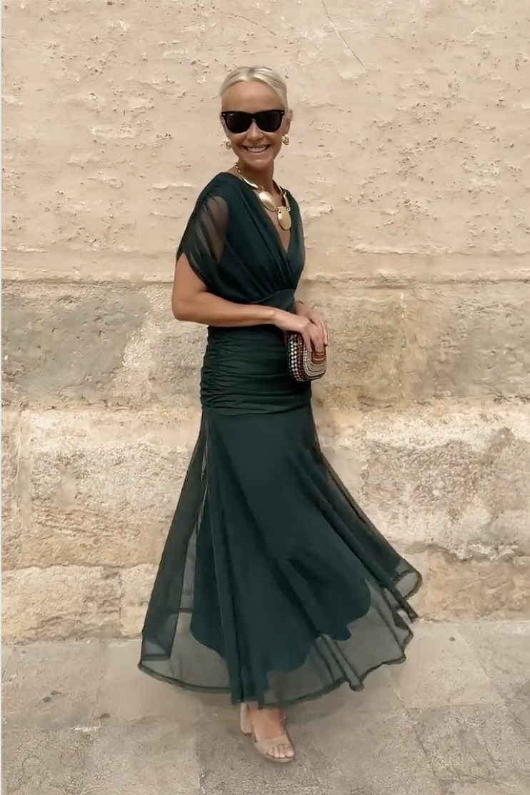 Cannes | Vestido Largo de Gala con Escote en V