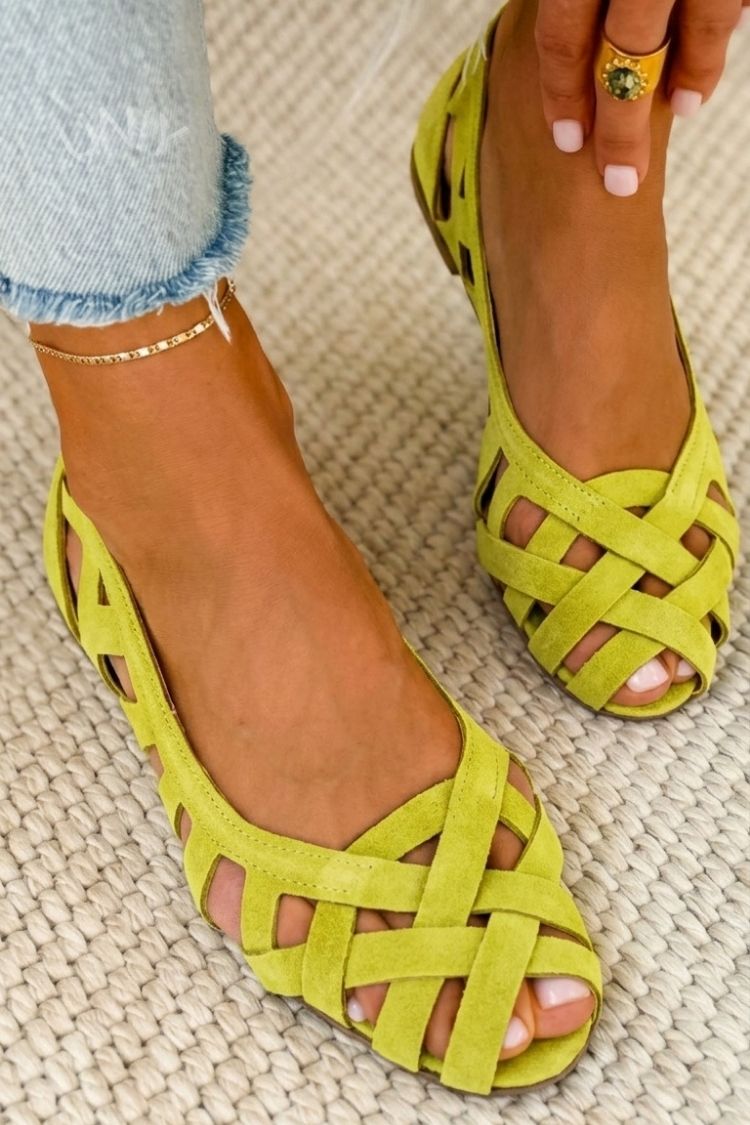 Lecce | Sandalias Planas Trenzadas - Estilo y Comodidad