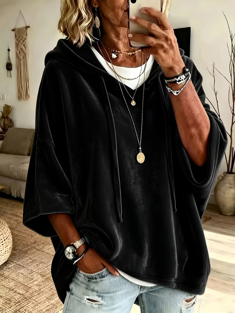 Ronda | Sudadera Oversize de Terciopelo