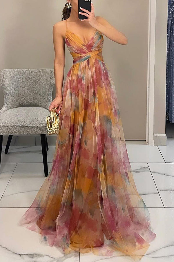 Vestido Maxi Floral Burdeos – Elegante y Sofisticado