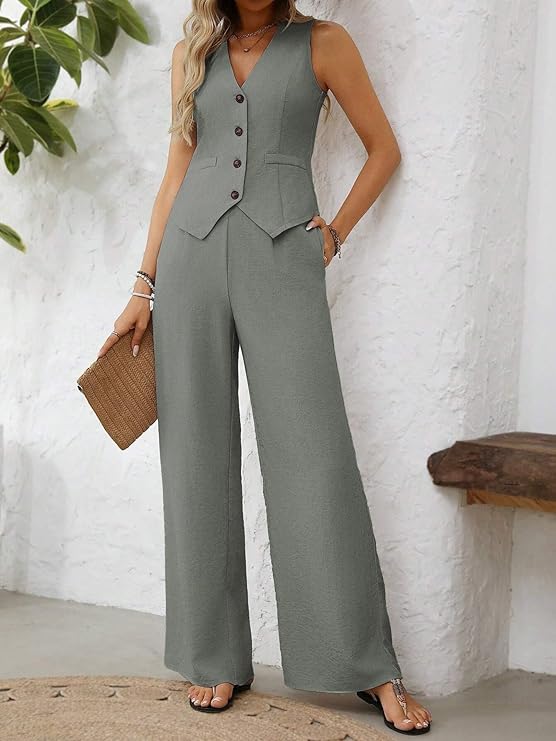 Sanremo | Conjunto Chaleco y Pantalón