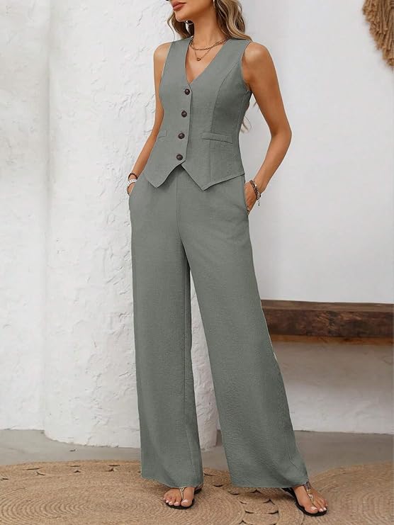 Sanremo | Conjunto Chaleco y Pantalón