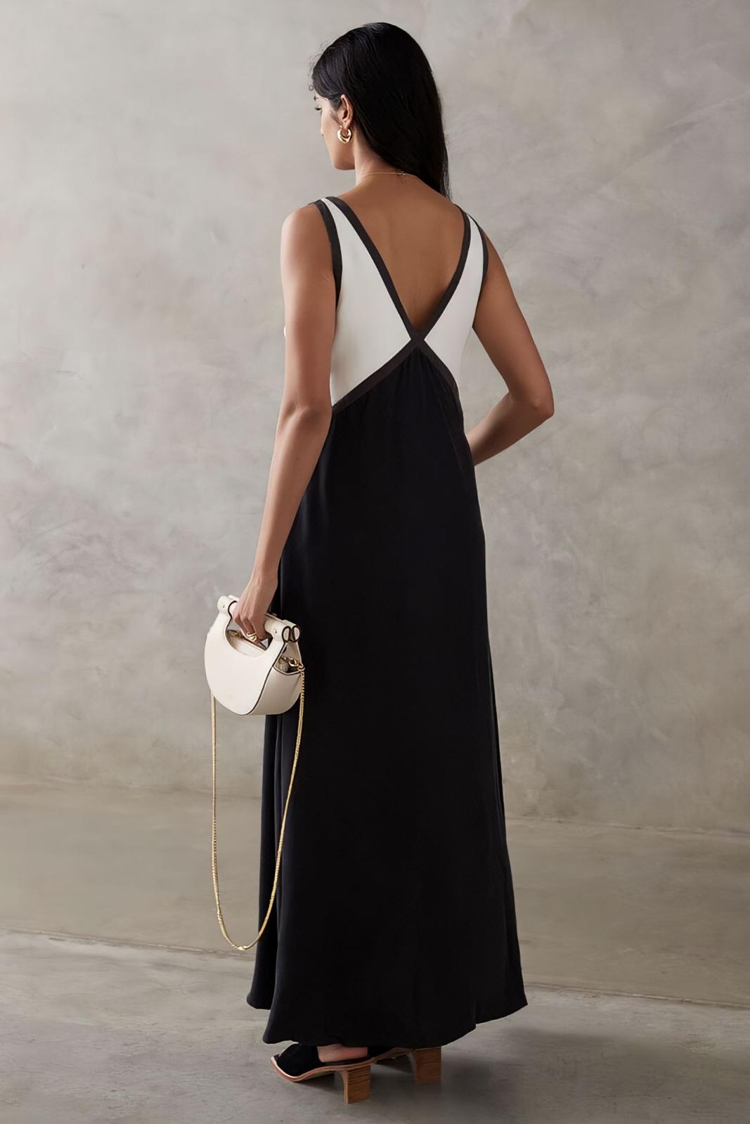 Saint-Tropez | Vestido Midi sin Mangas - Estilo y Elegancia