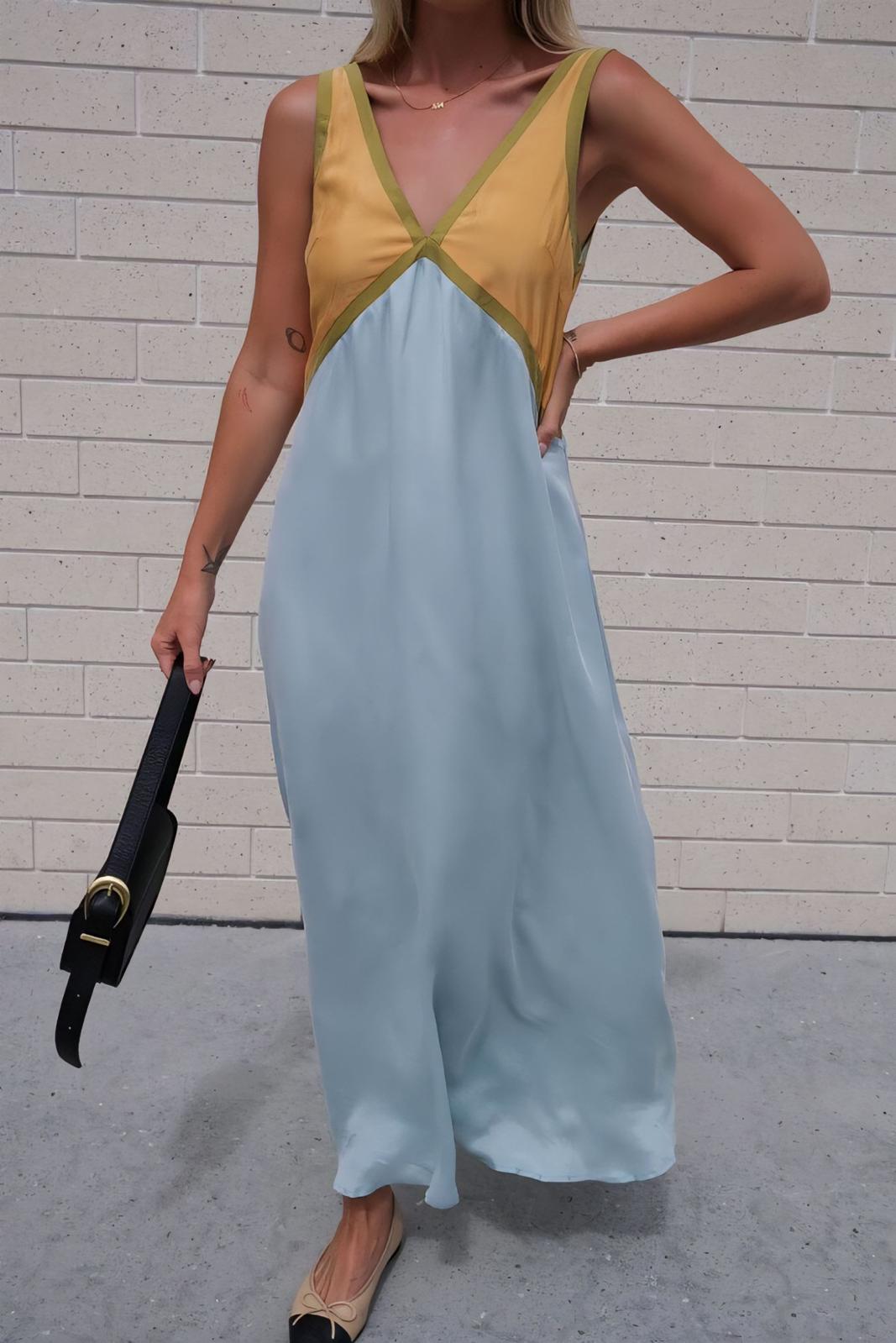 Saint-Tropez | Vestido Midi sin Mangas - Estilo y Elegancia
