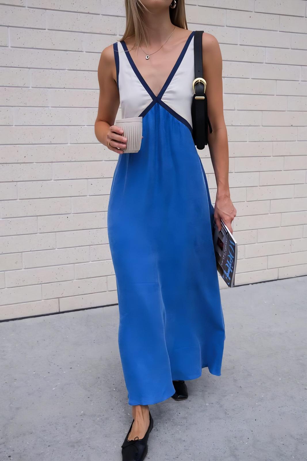 Saint-Tropez | Vestido Midi sin Mangas - Estilo y Elegancia