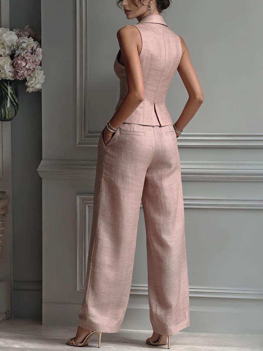 Amalfi | Conjunto Dos Piezas Escote en V y botones