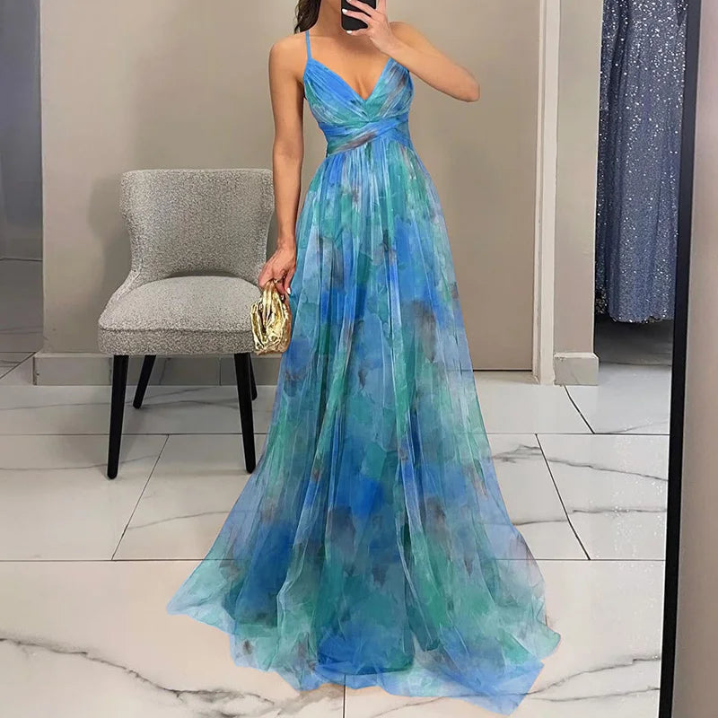 Vestido Maxi Floral Burdeos – Elegante y Sofisticado