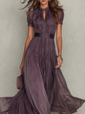 Capri | Vestido Largo de Gasa: Leve, Elegante e Versátil