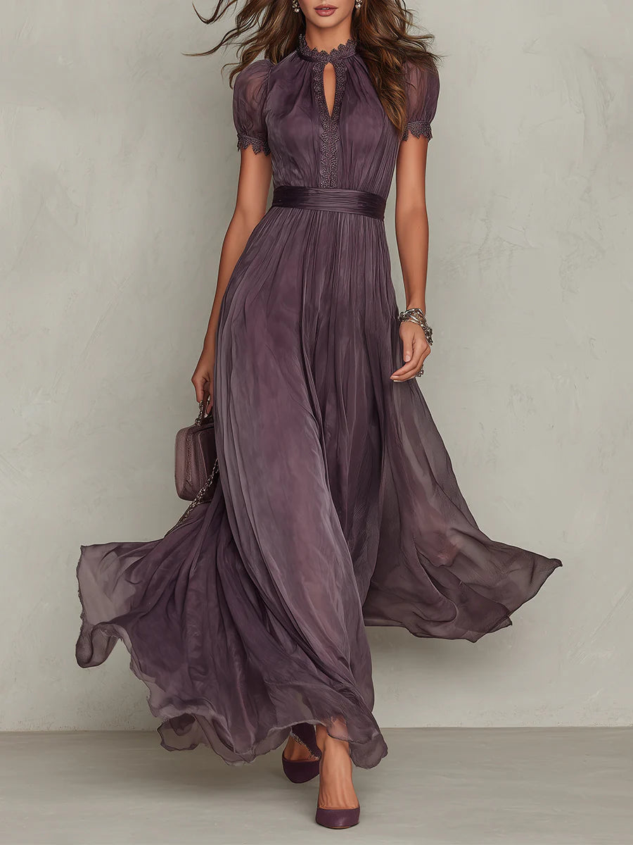 Capri | Vestido Largo de Gasa: Leve, Elegante e Versátil