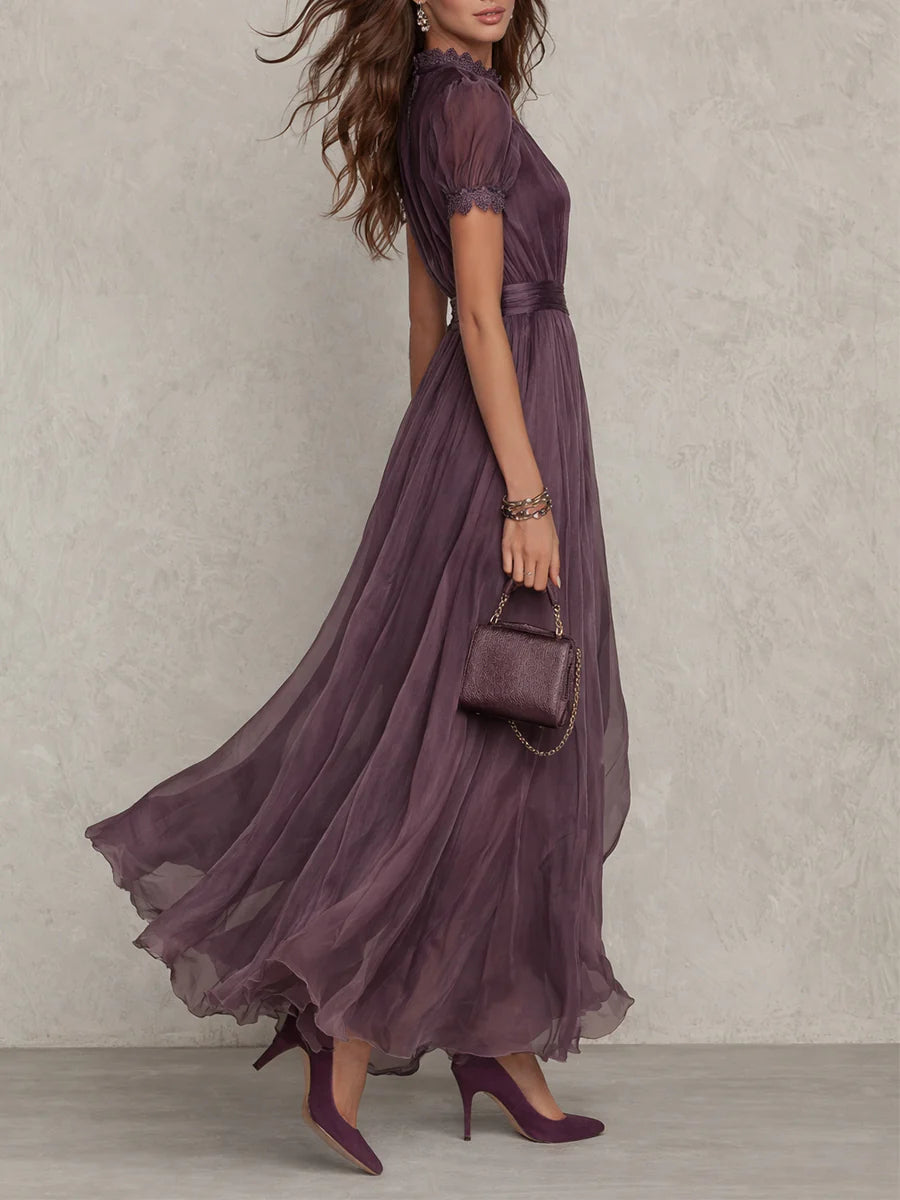 Capri | Vestido Largo de Gasa: Leve, Elegante e Versátil