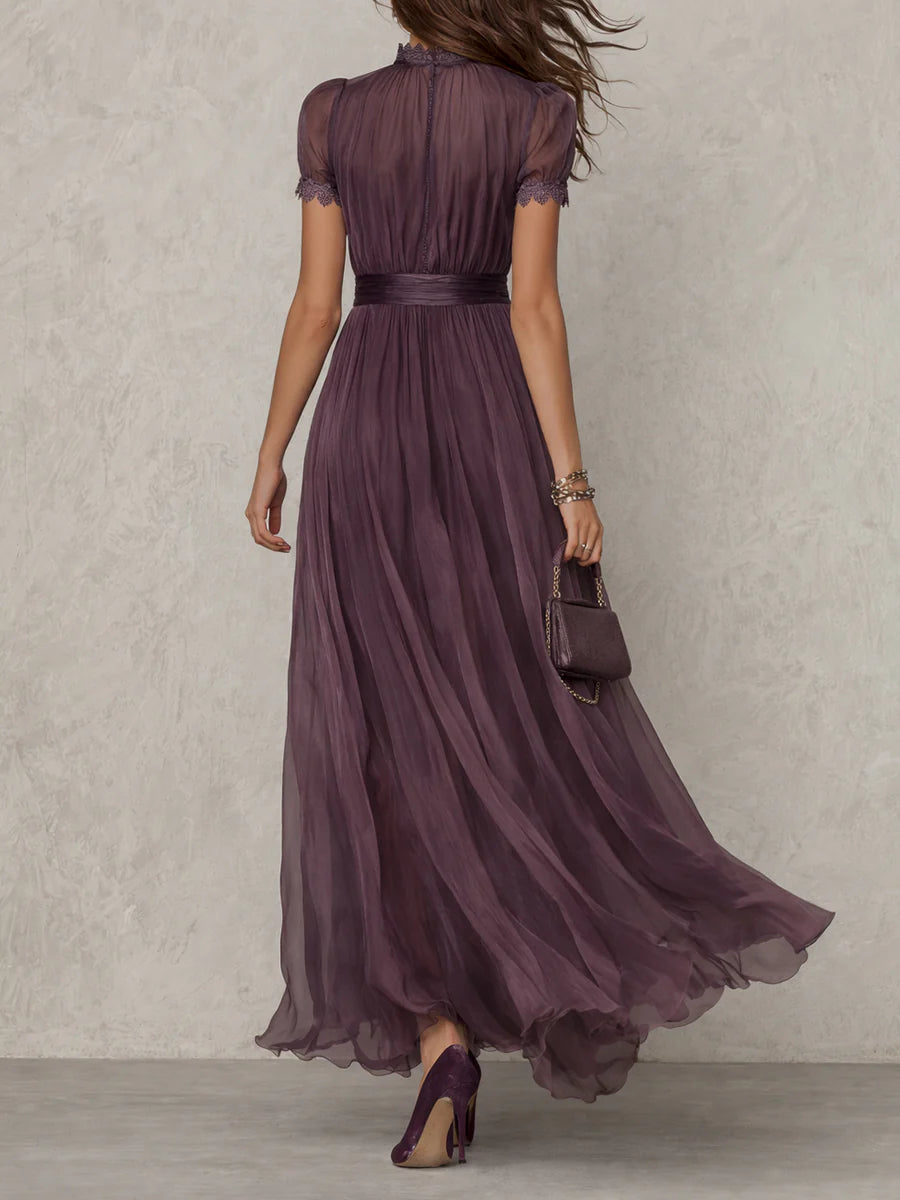 Capri | Vestido Largo de Gasa: Leve, Elegante e Versátil