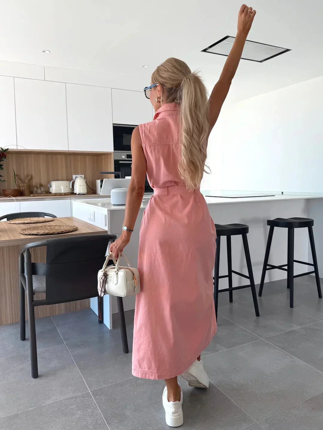 Aix | Vestido Largo Vaquero - Estilo Denim Moderno