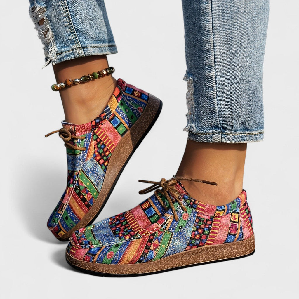Altea zapatillas patchwork detalle superior