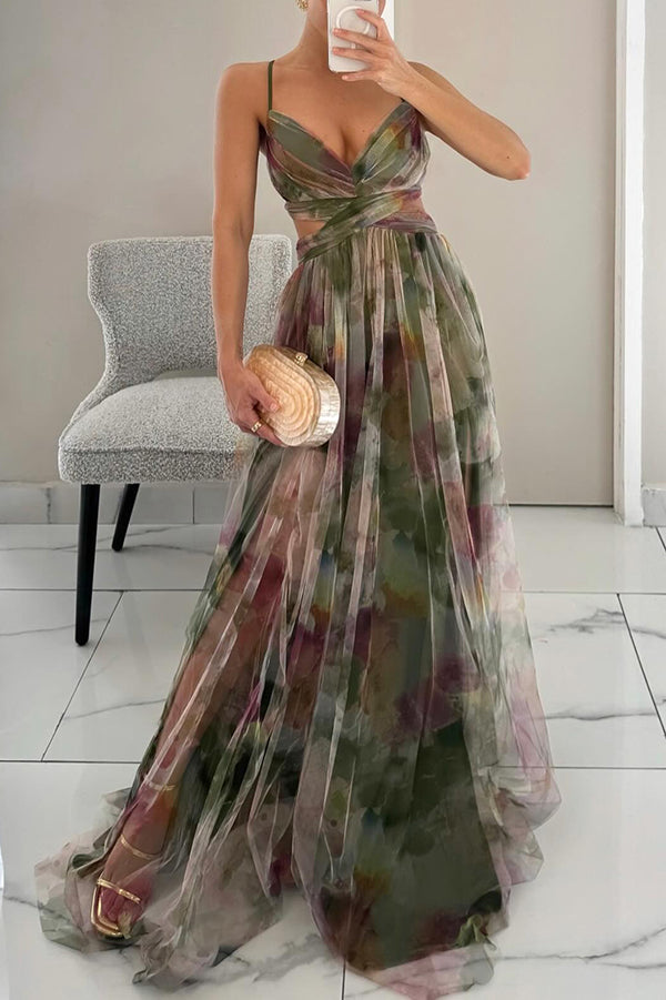 Vestido Maxi Floral Burdeos – Elegante y Sofisticado