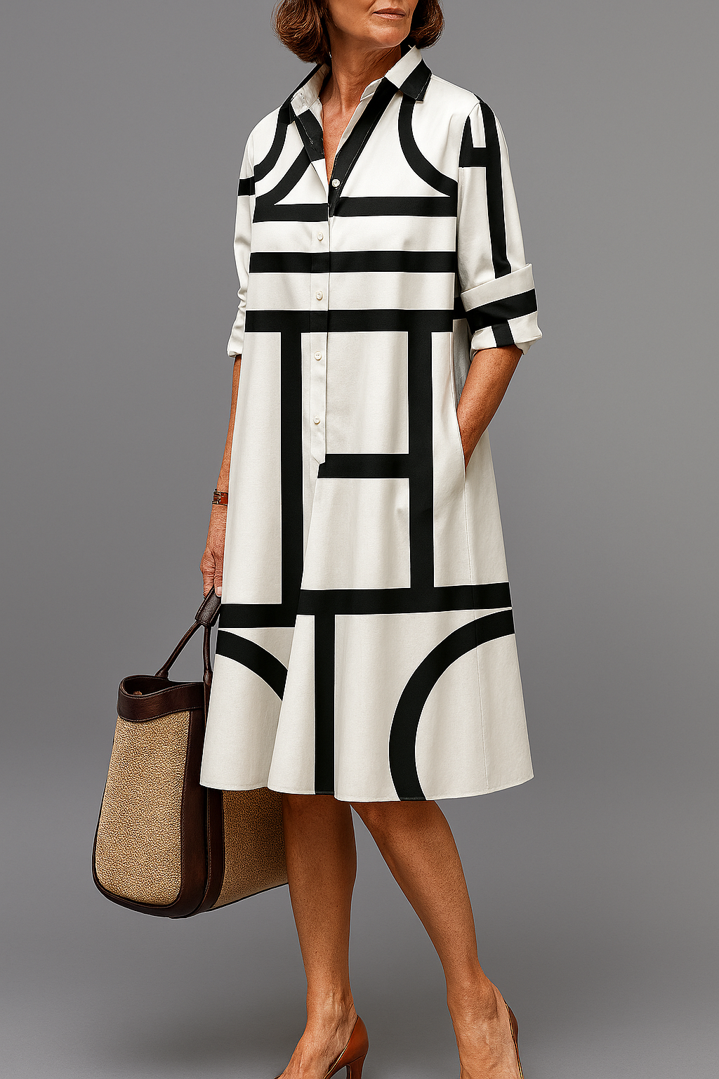 Vestido Midi Elegante | Colección Isabella Montecarlo