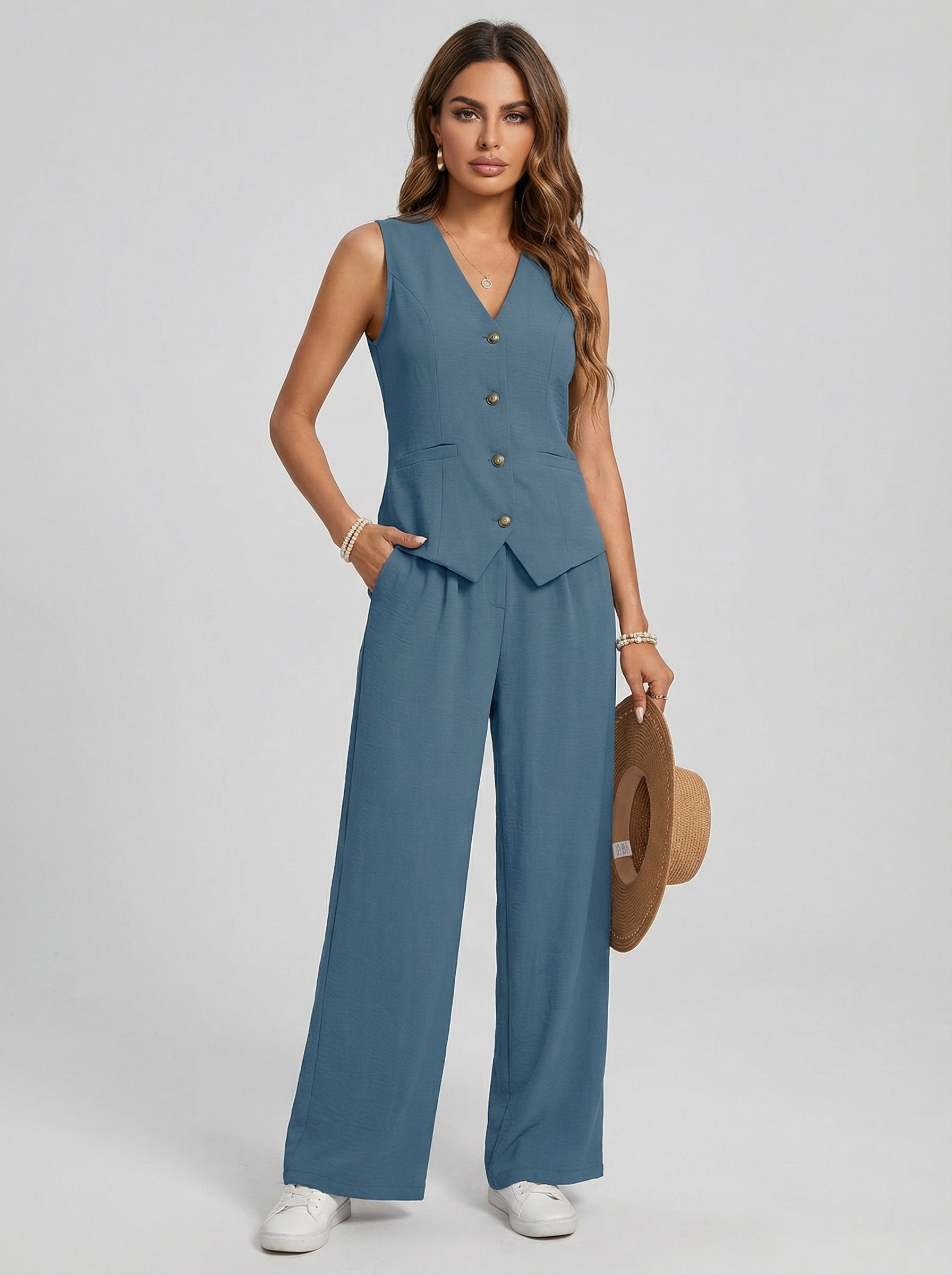 Sanremo | Conjunto Chaleco y Pantalón