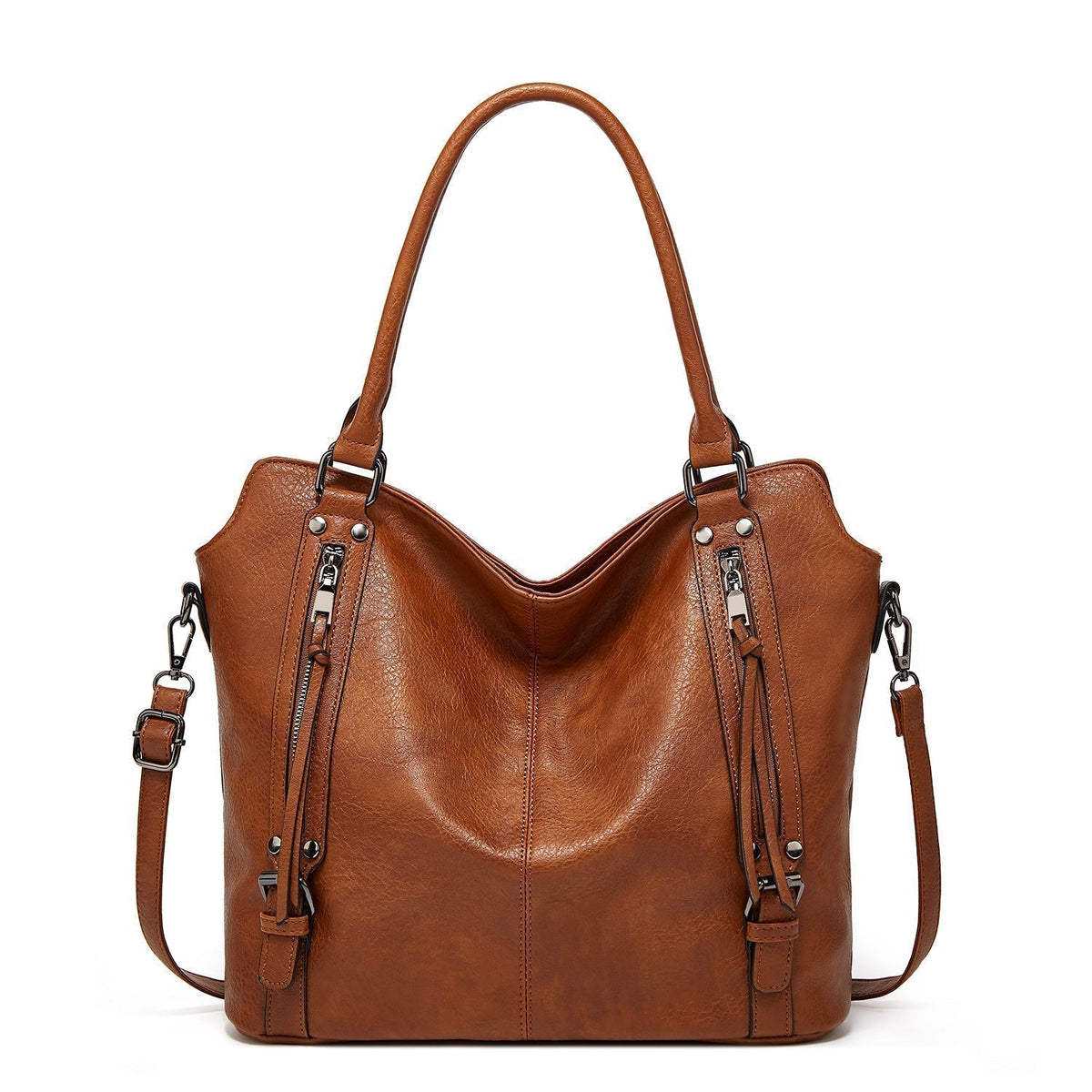 Gioia bolso shopper marrón vista trasera