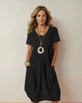 Pau | Vestido Fluido de Estilo Casual — Elegancia Desenfadada y Cómodo