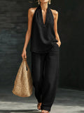 Cassis | Conjunto Dos Piezas Denim Minimalista