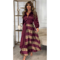 Vestido Maxi a Rayas de Biarritz – Largo y Fluido para un Verano con Estilo