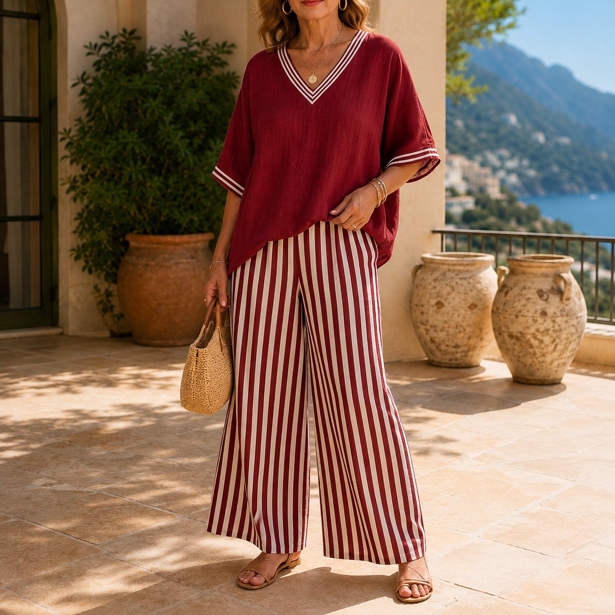 Portofino | Conjunto Fluido Cubre Abdomen