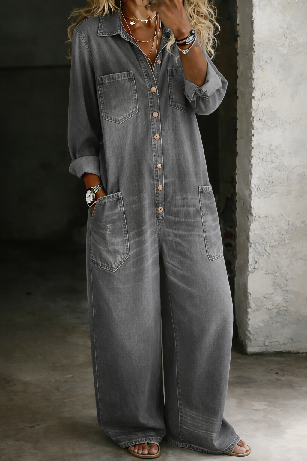 Valladolid | Conjunto denim cómodo de corte relajado - imagen 3
