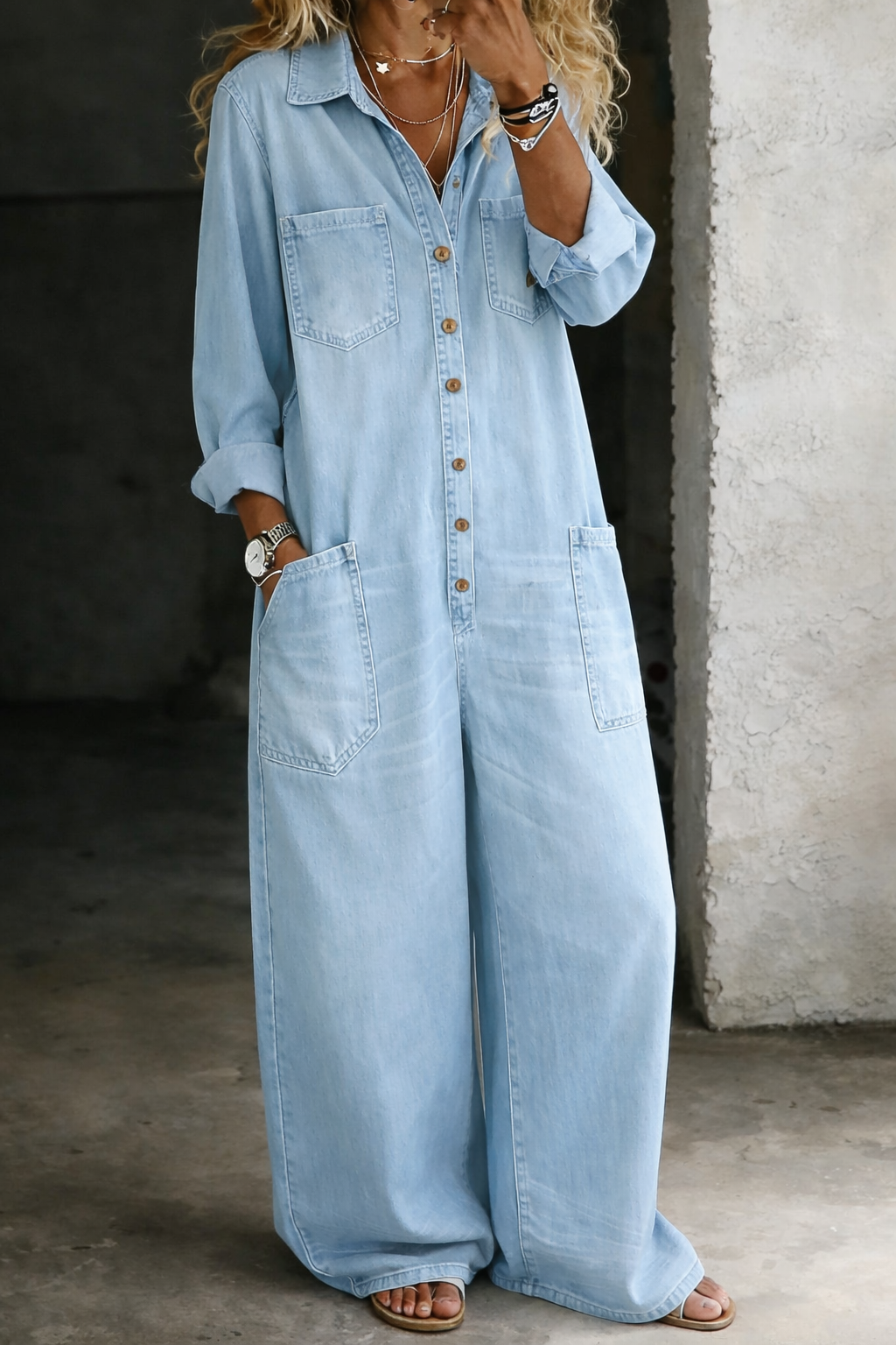 Valladolid | Conjunto denim cómodo de corte relajado - imagen 4